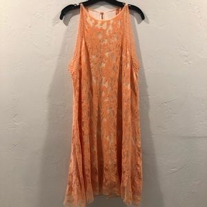 Light Orange Lace Dress